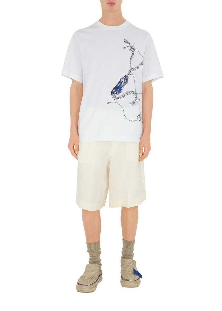 Burberry Knight hardware cotton t-shirt 4