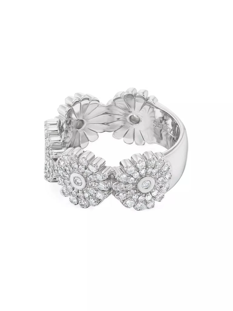 Sheryl Lowe Sterling Silver & 1.15 TCW Diamond Daisy Ring 3