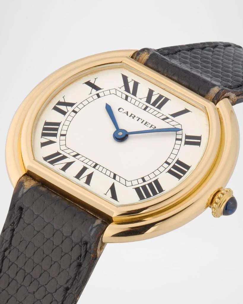 Cartier Cartier 18K Yellow Gold Ellipse 29mm Vintage 1980s Watch 3