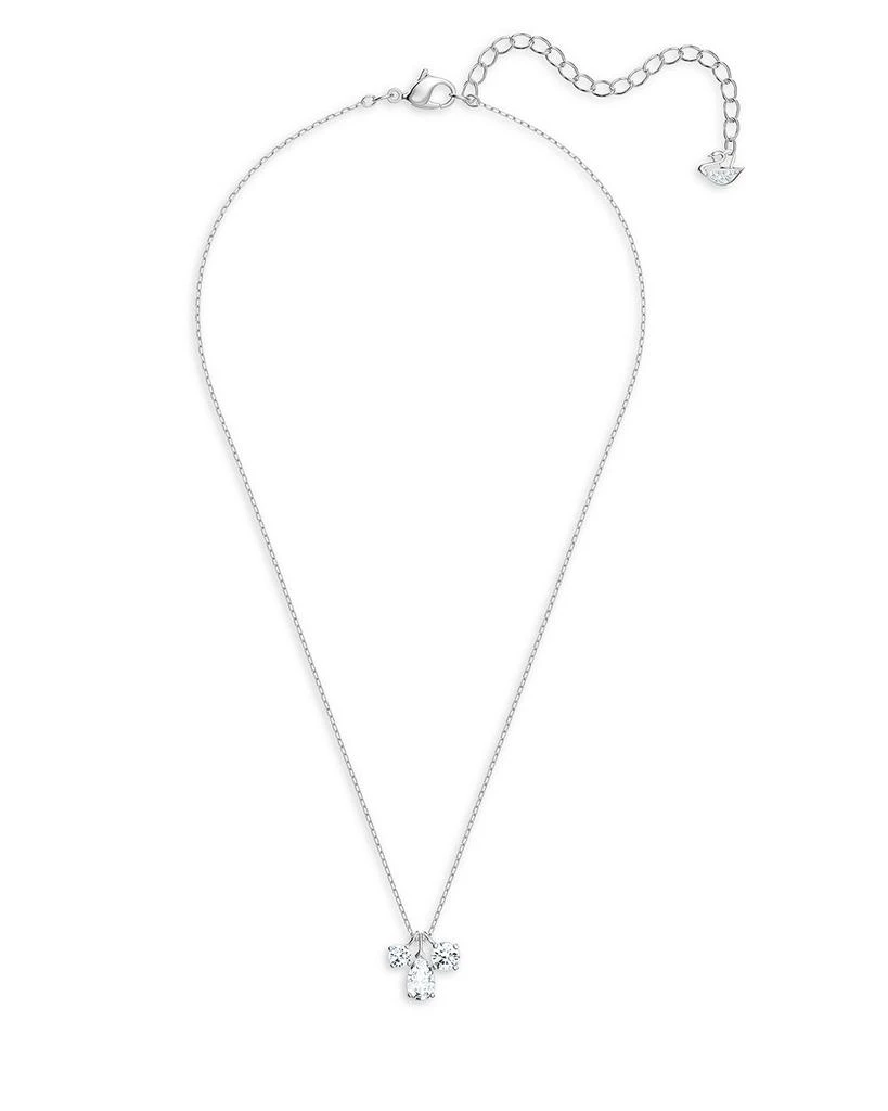 Swarovski Mesmera Three Stone Pendant Necklace, 15.6" 3