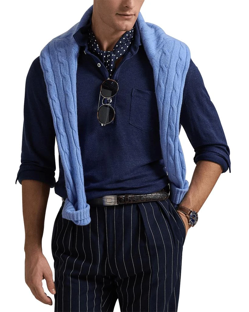 Ralph Lauren Men's Linen Mesh Polo Shirt 6