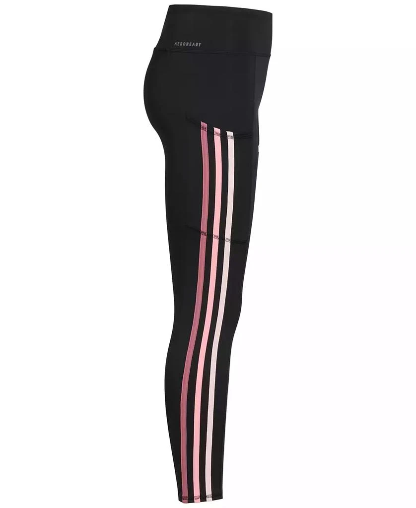 Adidas Big Girls AEROREADY® 3-Stripe Cellphone Pocket Leggings 7