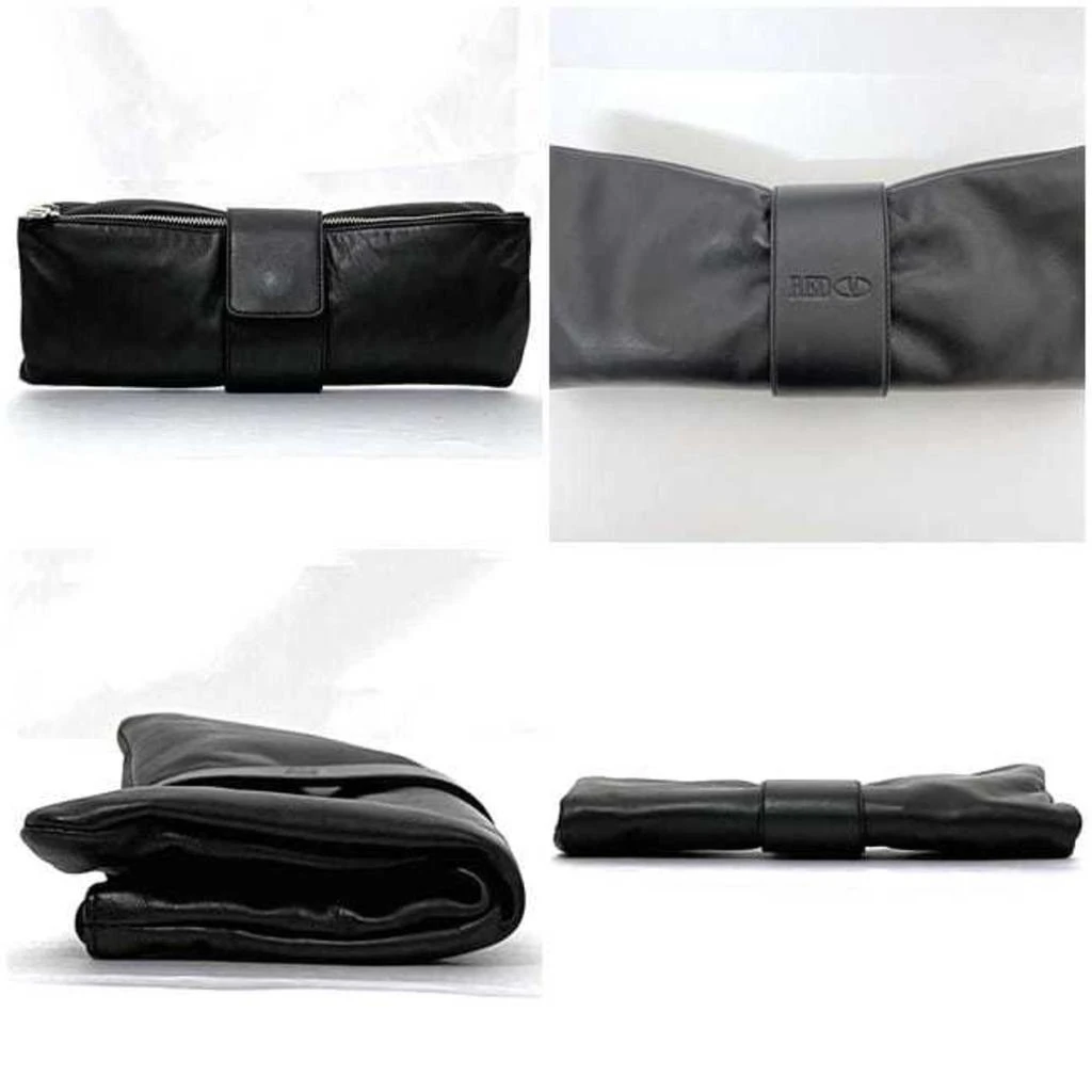 RED Valentino valentino Leather Clutch Bag Handbag (Pre-Owned) 2