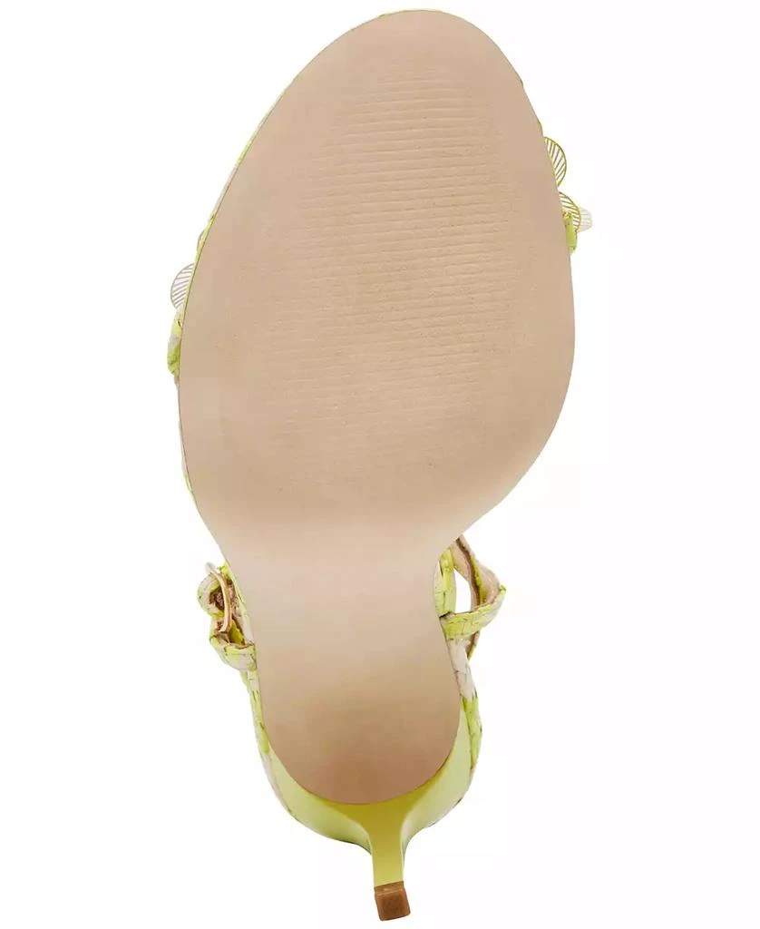 Steve Madden Women's Sheila Floral Embellished Stiletto Sandals 5