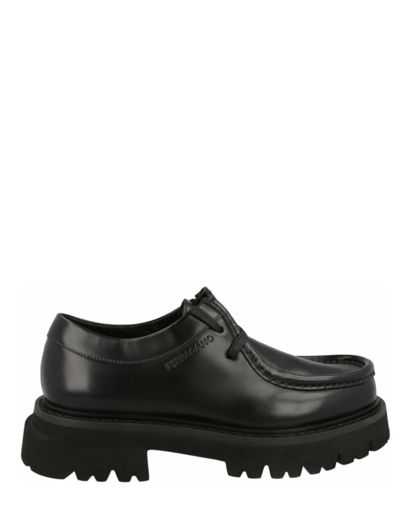 Salvatore Ferragamo Deroy Leather Dress Shoes