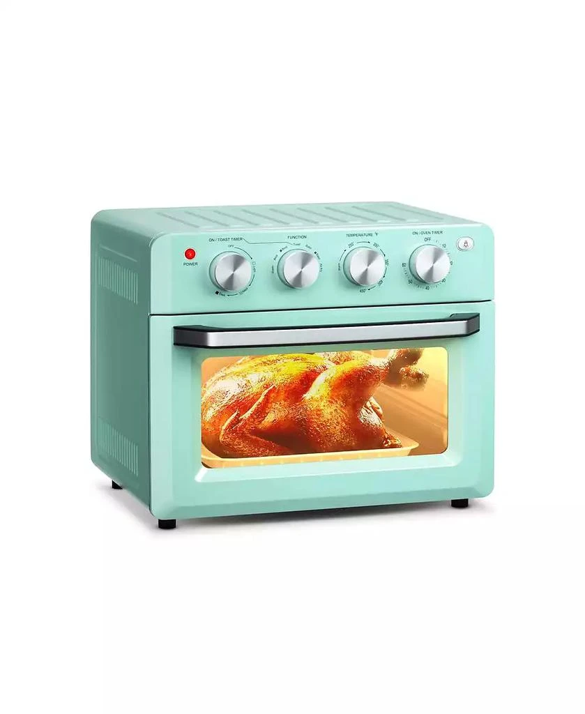 Slickblue 19 Qt Dehydrate Convection Air Fryer Toaster Oven with 5 Accessories