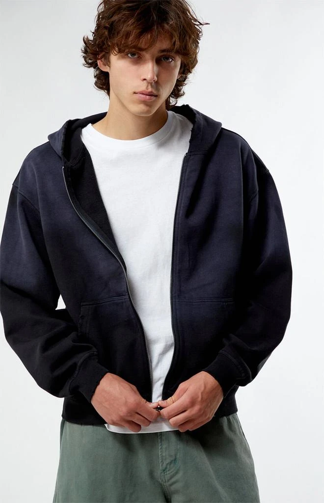 PacSun Heavyweight Spray Full Zip Hoodie 1