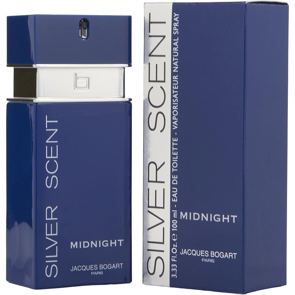 JACQUES BOGART Silver Scent Midnight By  Edt Spray 3.4 Oz Men