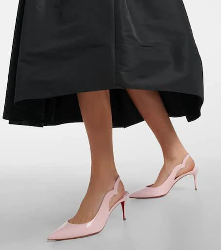 Christian Louboutin Hot Chick Sling 70 leather slingback pumps 4