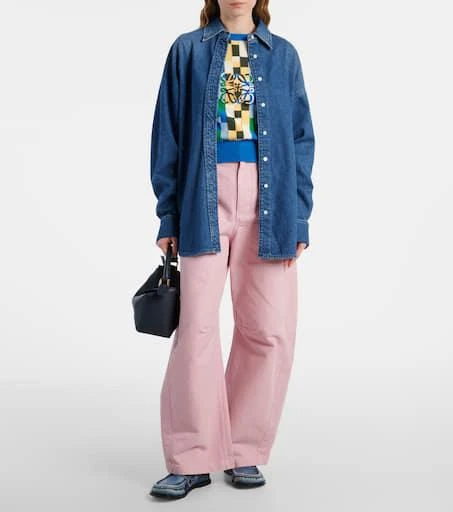 Loewe Campo denim boat shoes 3