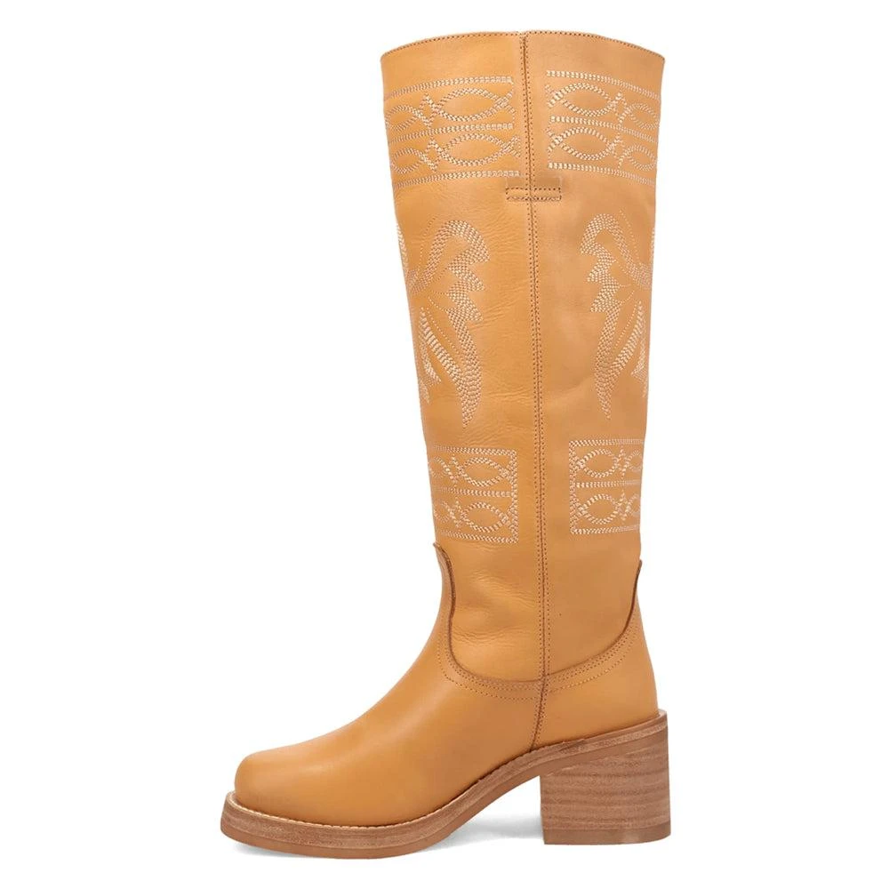 Dingo Avalon Embroidered Round Toe Pull On Cowboy Boots 3