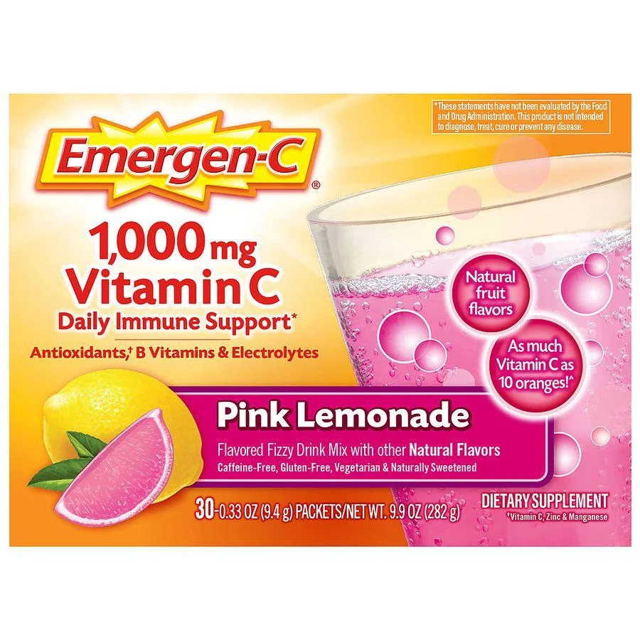 Emergen-C Daily Immune Support Drink with 1000 mg Vitamin C, Antioxidants, & B Vitamins 1