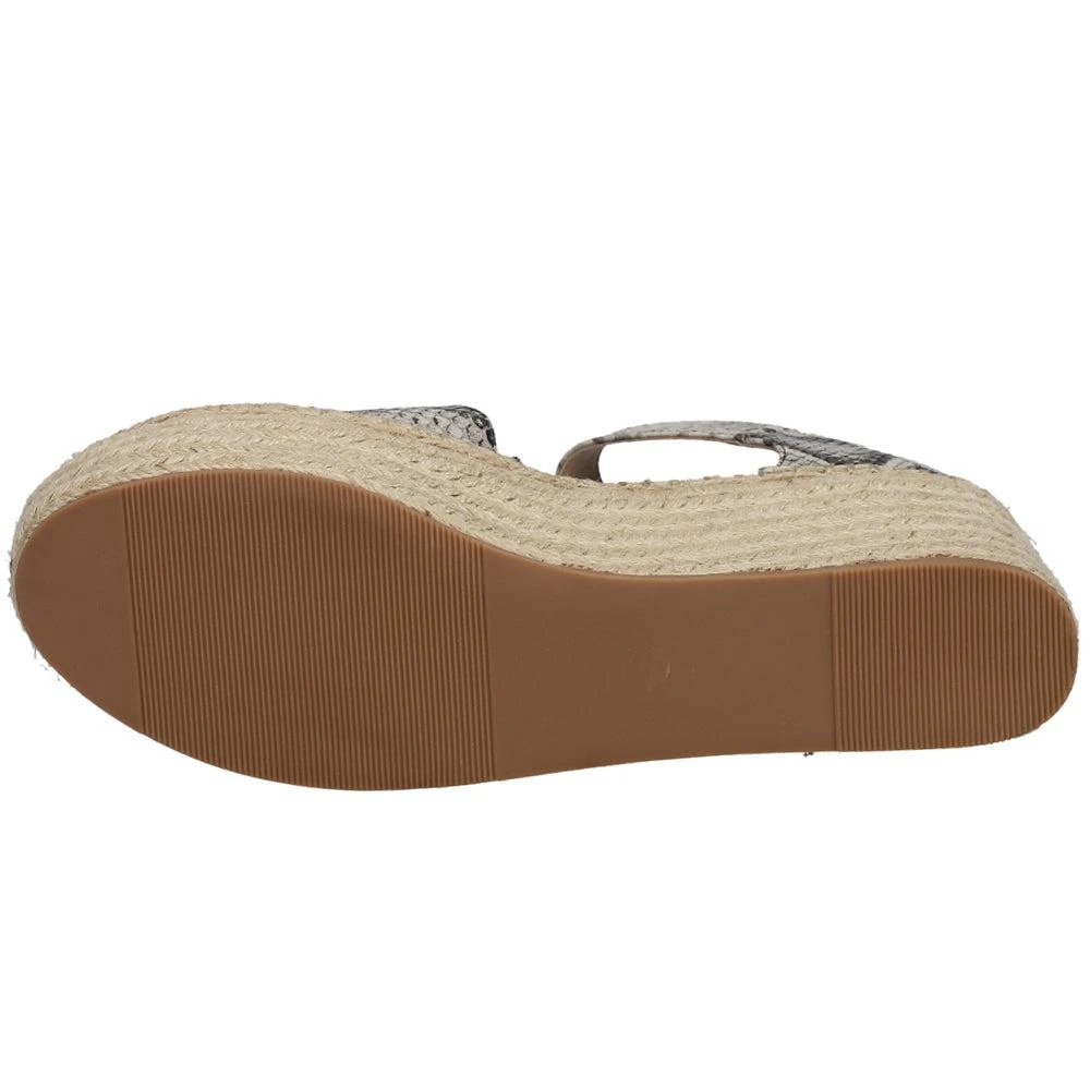 COCONUTS by Matisse Flirty Snake Print Espadrille Wedge Sandals 5