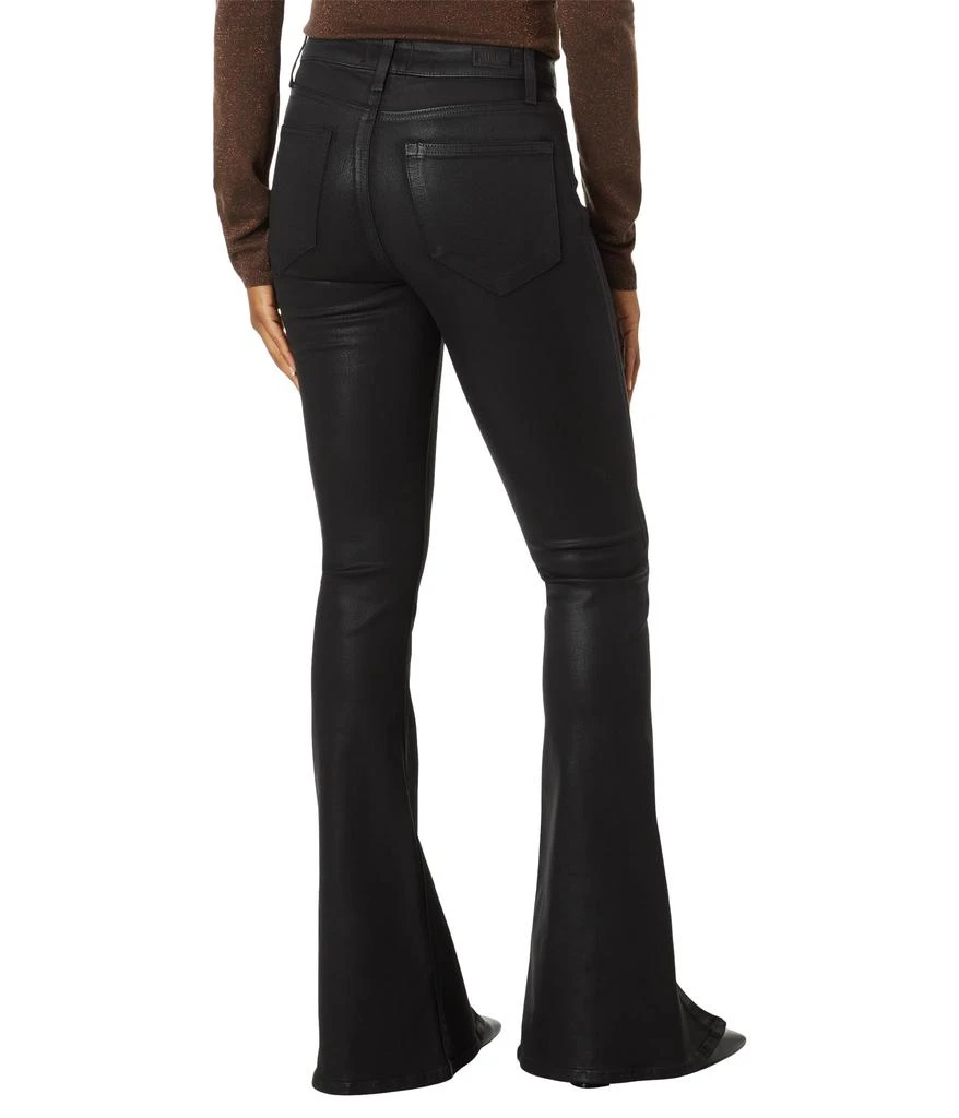 Paige High-Rise Lou Lou Jolene Pockets Twist Outseam in Black Fog Luxe Coating 2