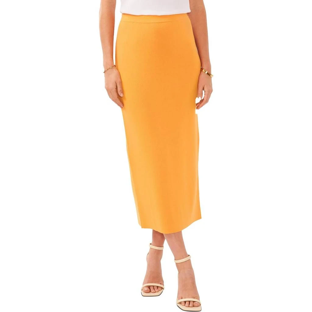Vince Camuto Womens Pencil Pull On Midi Skirt 4