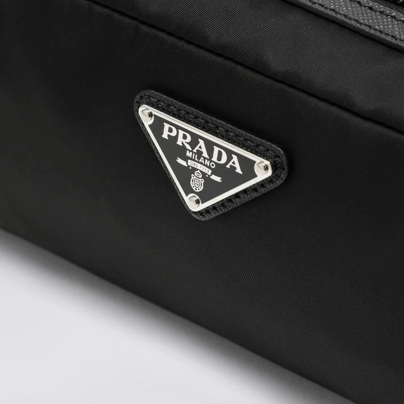 Prada Black Re-Nylon beauty case with logo 4