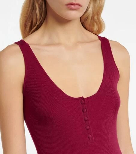 Altuzarra Daphne wool and cashmere tank top 4
