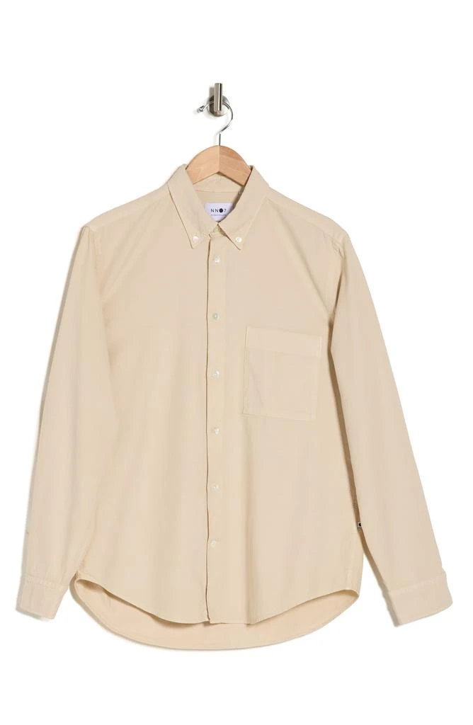 NN07 Arne Long Sleeve Cotton Button-Down Shirt 3