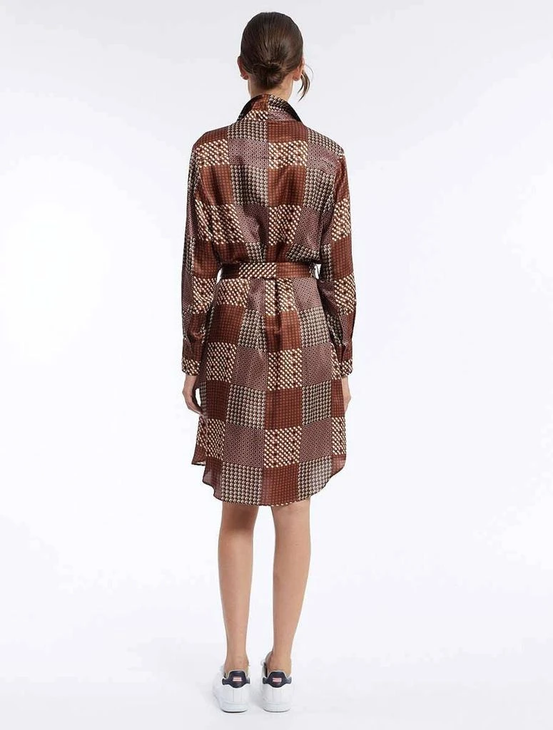 INES DE LA FRESSANGE Camel patchwork love dress 3