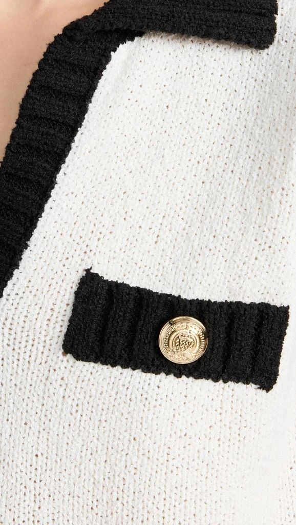 Endless Rose Crochet Knit Collared Top 5
