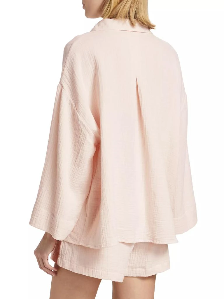 Pour Les Femmes Angel Cotton Gauze 2-Piece Lounge Set 5