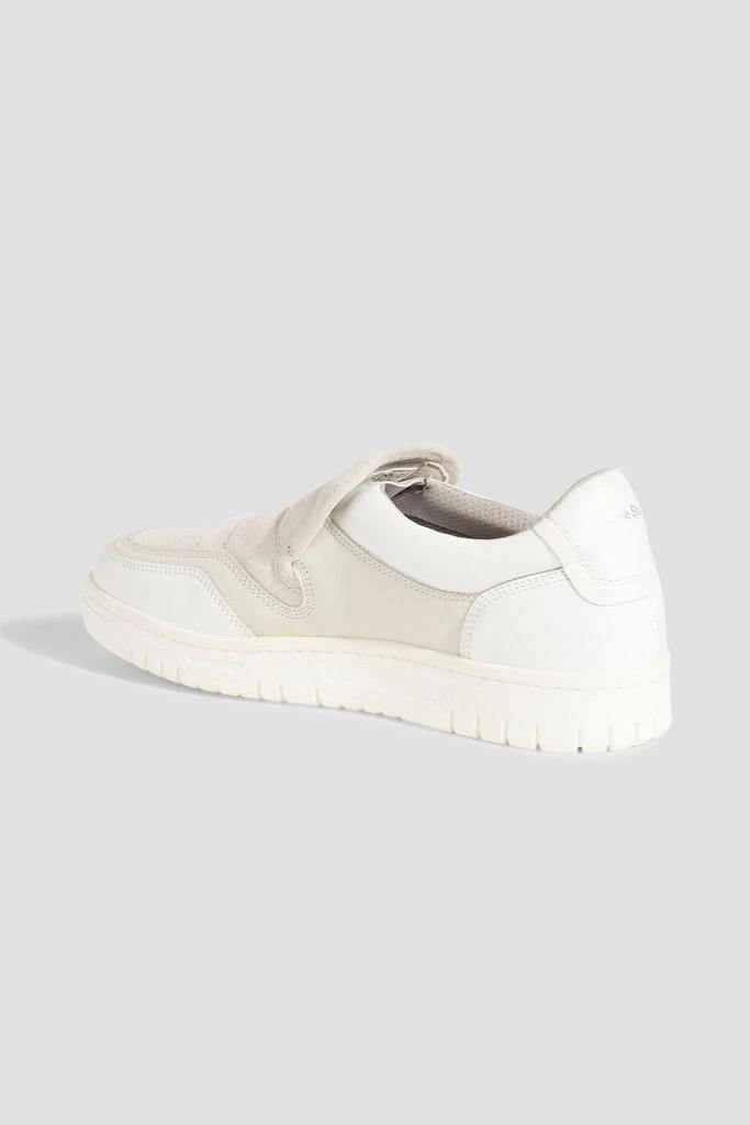 Acne Studios Suede and leather slip-on sneakers 3