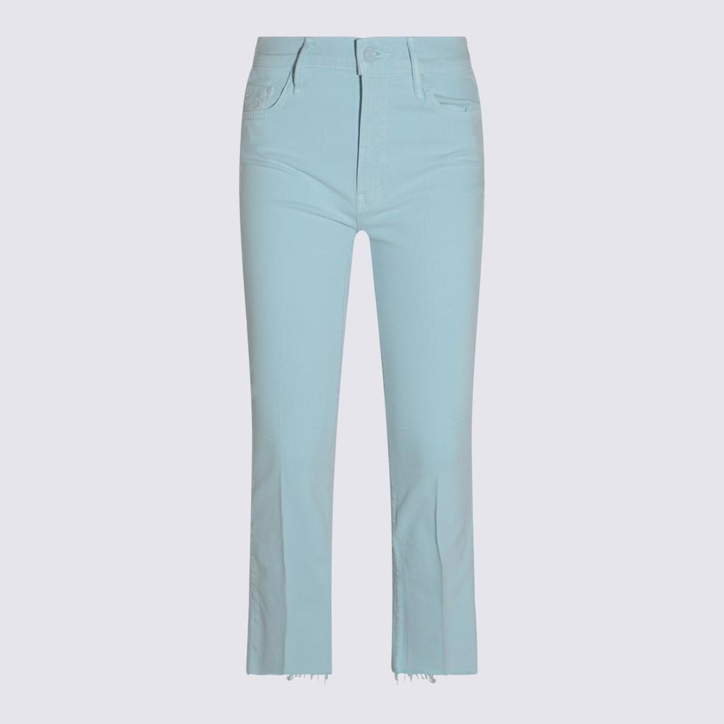 MOTHER Light Blue Cotton Jeans