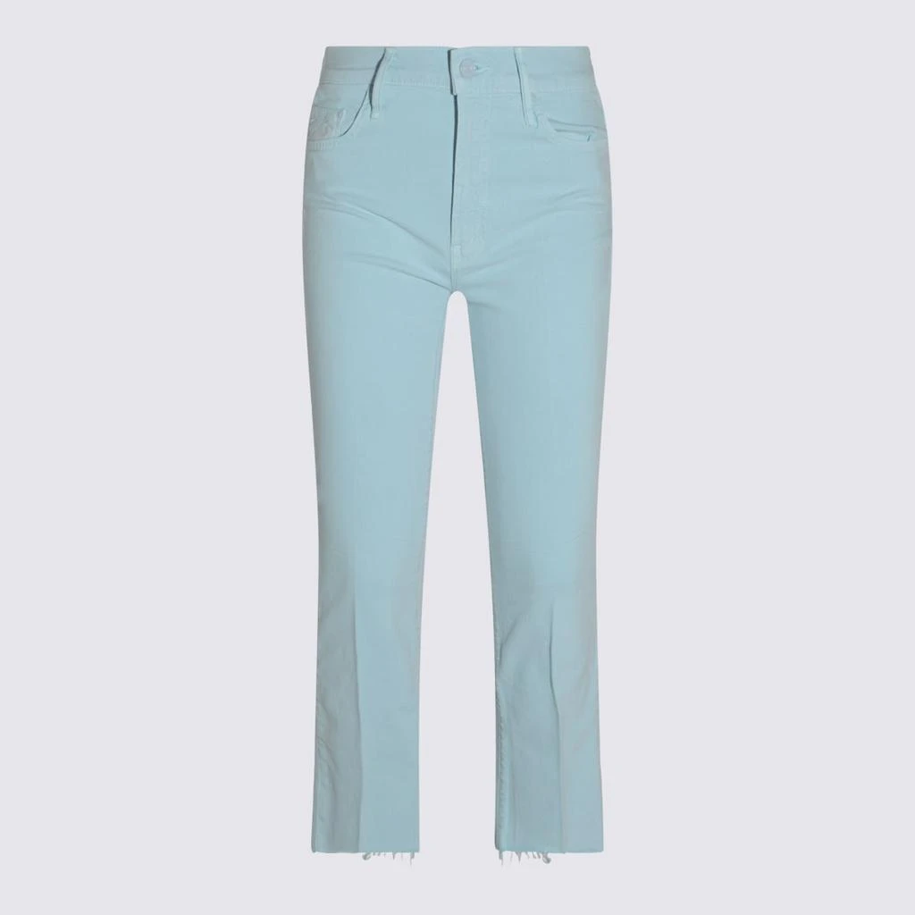 Mother Light Blue Cotton Jeans 2