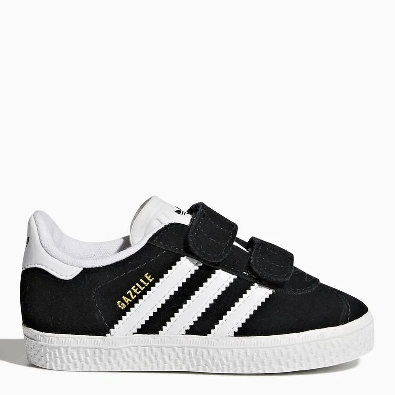 adidas Originals Gazelle black trainer with straps 1