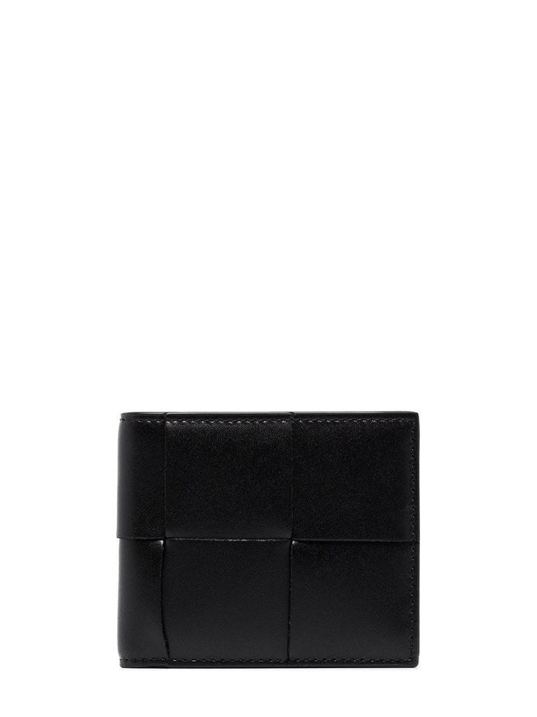 NA Intrecciato Maxi black leather Wallet
