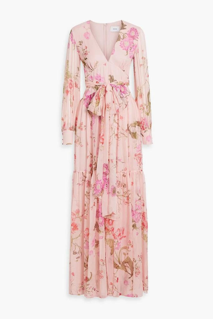 Erdem Tiered floral-print silk-chiffon maxi dress 1