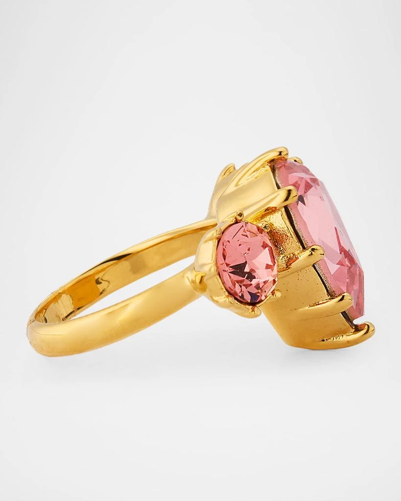 Oscar de la Renta Crystal Prong Ring 4