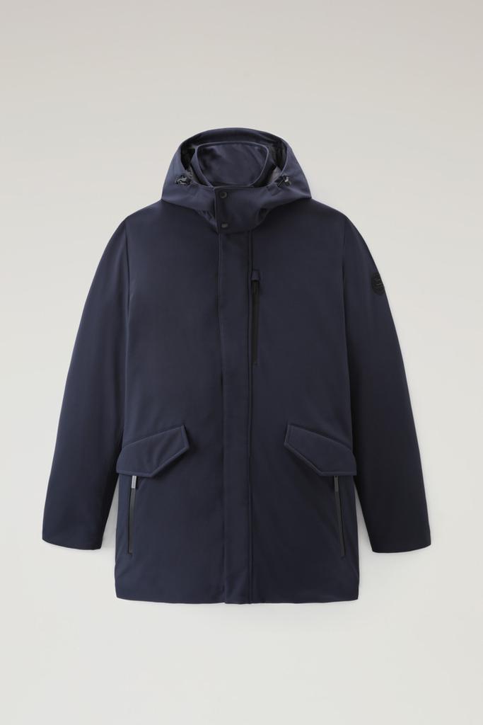 Woolrich Barrow Mac Softshell Coat - Men - Black
