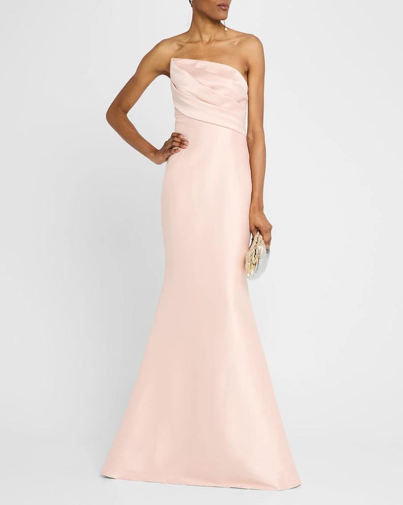 Jovani Strapless Asymmetric Trumpet Gown 2