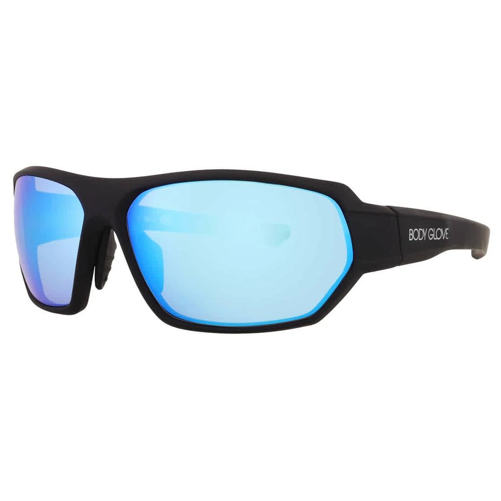 Body Glove BGPC 23 319 BLK MIR Blue Wrap Unisex Sunglasses 10266510.LTS BLK MIR 2
