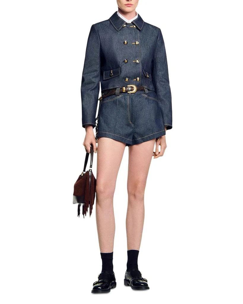 Sandro Denim Shorts 2