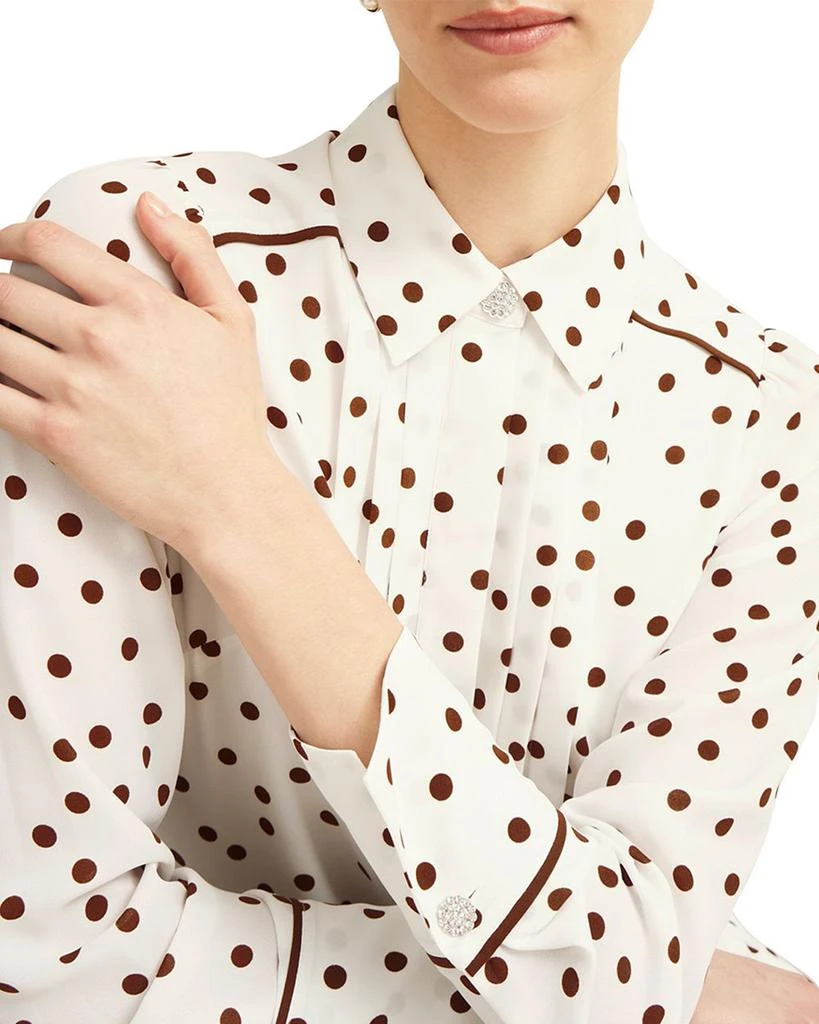 HOBBS LONDON Francesca Dot Print Dress 4