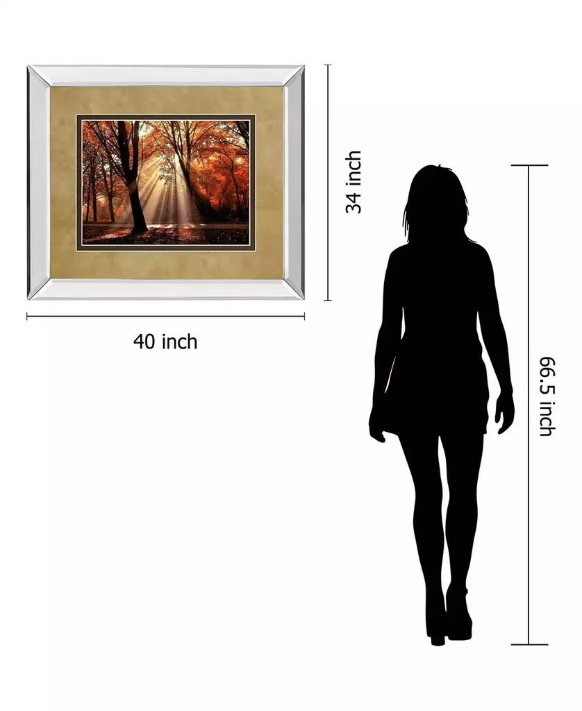 Classy Art Dressed To Shine by Lars Van De Goor Mirror Framed Print Wall Art - 34" x 40" 5