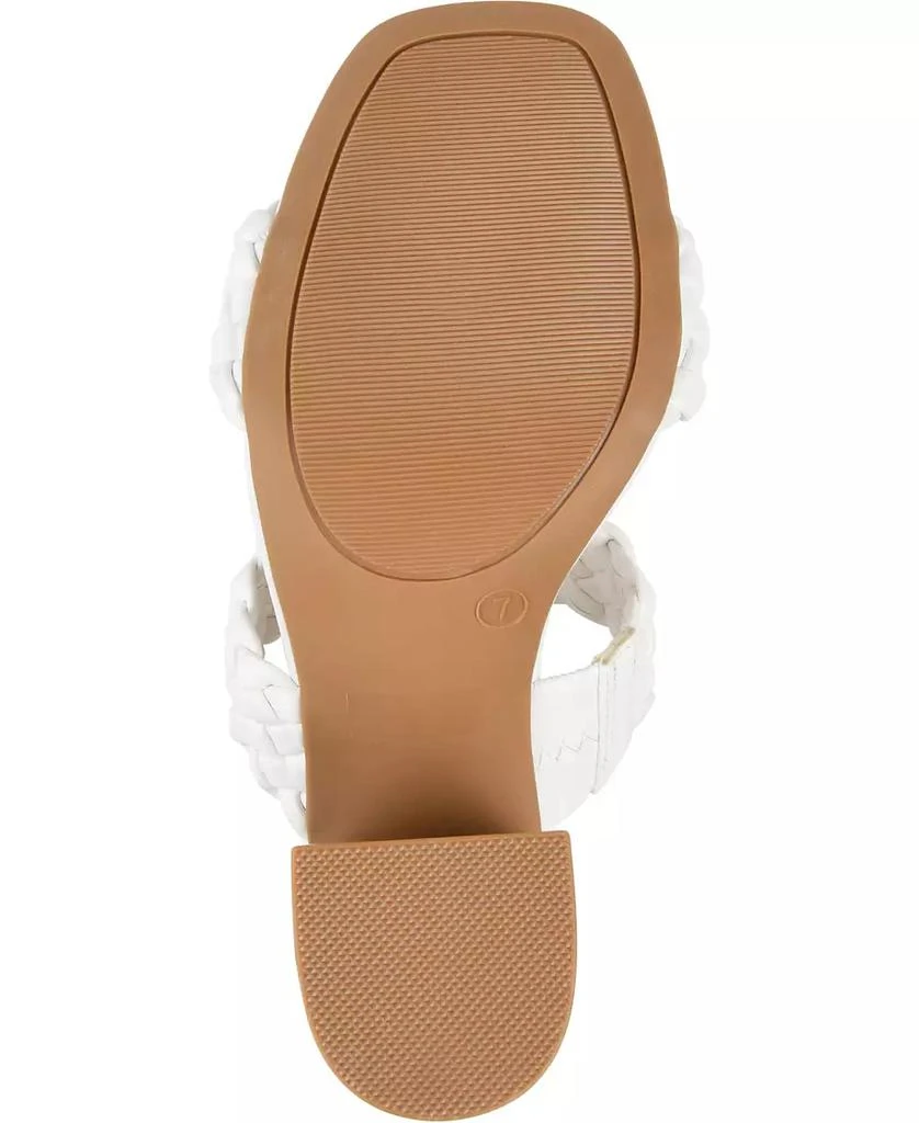 Journee Collection Women's Melissa Woven Sandals 5