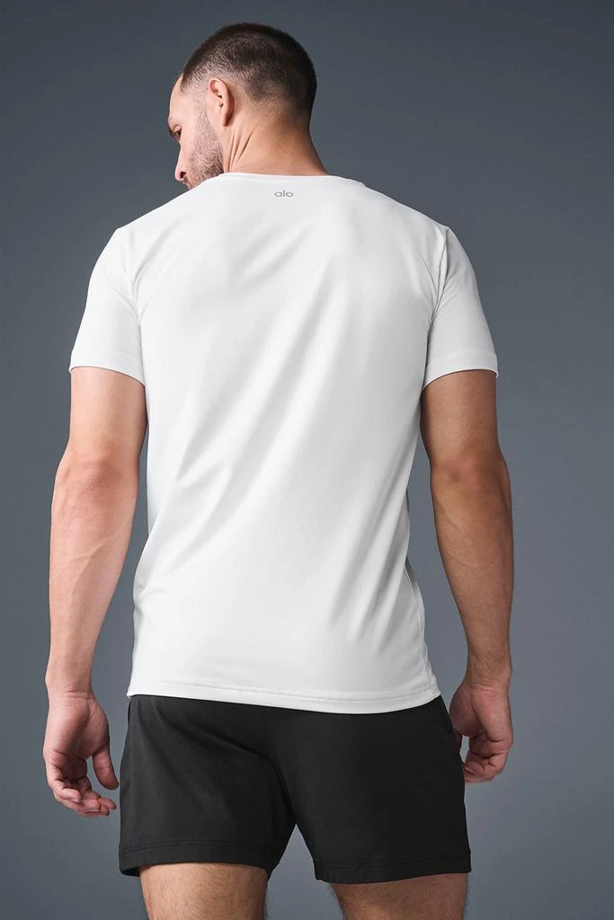 Alo Conquer Reform Crewneck Short Sleeve - White 3