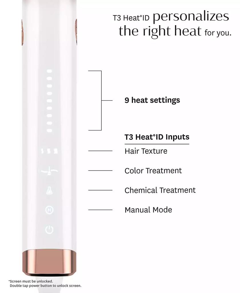 T3 Curl ID 1.25" Smart Curling Iron with Interactive Touch Interface