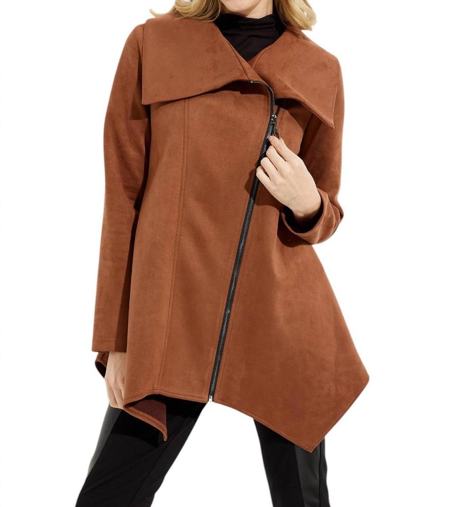 JOSEPH RIBKOFF Joseph Ribkoff - Faux Suede Jacket