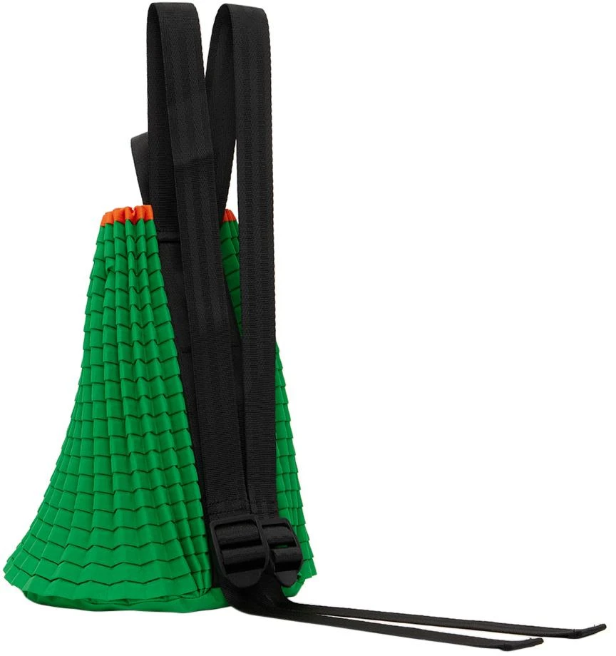 Petit Pli SSENSE Exclusive Kids Green Orbit Mini Backpack 3