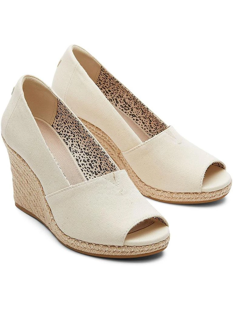 TOMS Michelle Womens Canvas Slip On Espadrilles 5