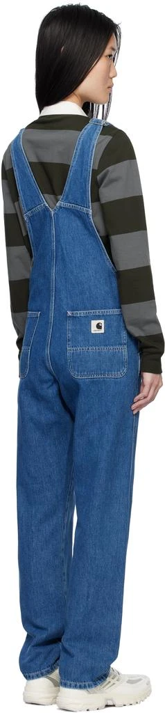 Carhartt WIP Blue Bib Straight Denim Overalls 3