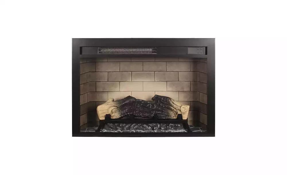 Flynama 28 inch Electric Fireplace Insert, multicolored flames