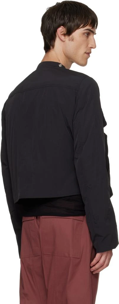 Rick Owens Black Cargo Bomber Jacket 3