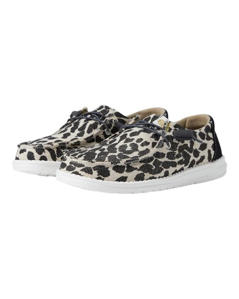 Hey Dude Women's Wendy Leopard Slip On In Sparkle/tan 1