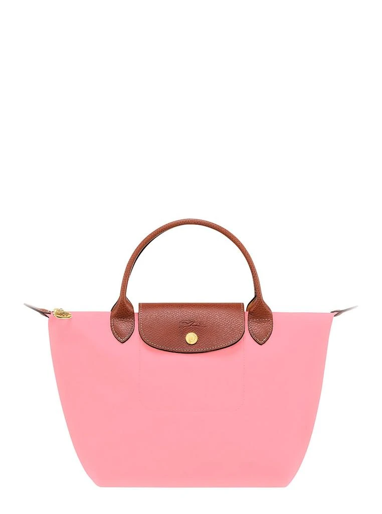 Longchamp le Pliage S Pink Handbag With Engraved Logo In Recycled Canvas Woman 1