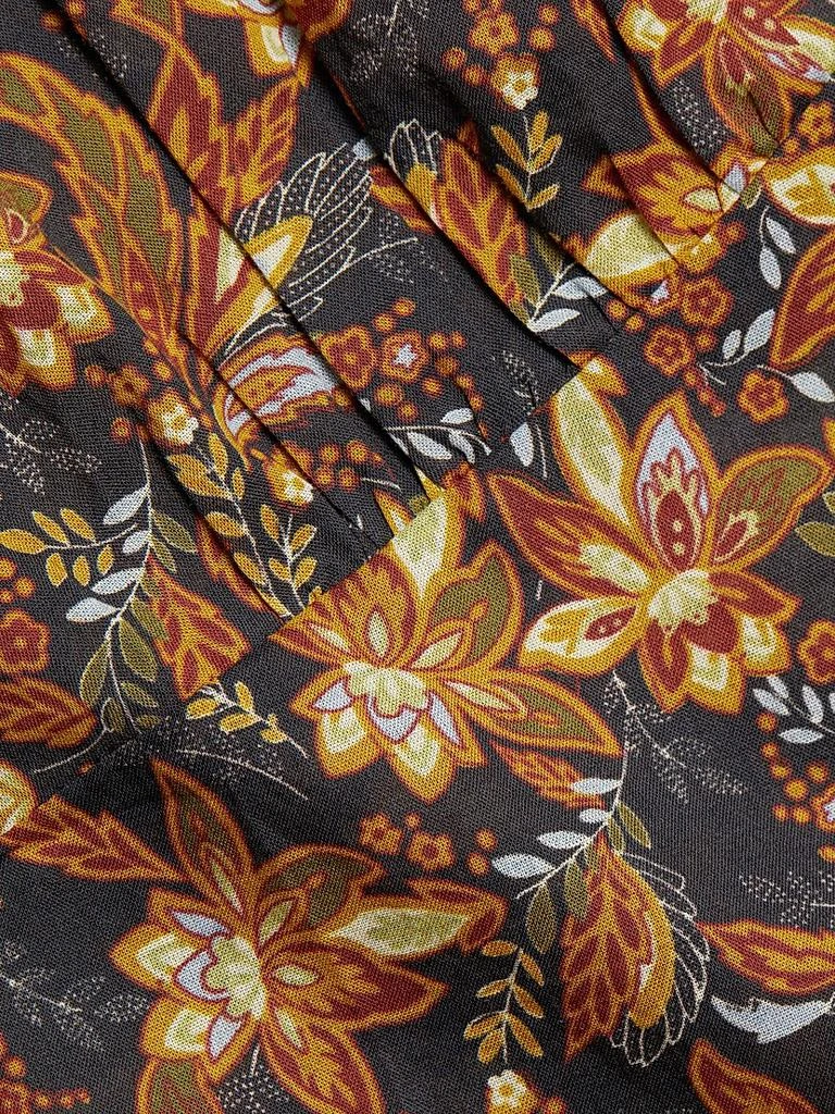 DÔEN Rhodia Floral Cotton Midi-Dress 7